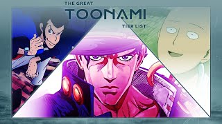 The Great Toonami Tier List Part 7 20162017 [upl. by Wales]