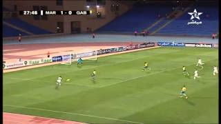 Maroc 1 vs Gabon 0 1er MiTemps 05 Mars 2014 [upl. by Chrystal557]