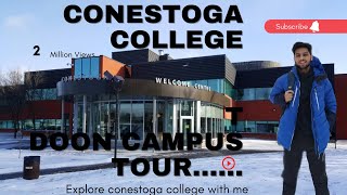 Conestoga College Doon campus tour  Kitchener sports facilities Gym and classrooms [upl. by Cormier]