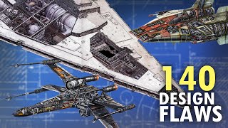 140 Design Flaws in Star Wars Ships amp Vehicles [upl. by Dnalro]