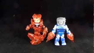 Review Human Torch amp Blastaar Marvel Minimates Series 48 [upl. by Semela]