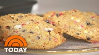 CornflakeChocolate ChipPeppermint Cookies For Christmas  TODAY [upl. by Ferreby]