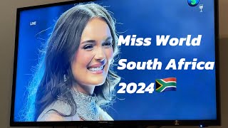 Miss World South Africa 2024 Full show🇿🇦  Live Reaction [upl. by Vidda]