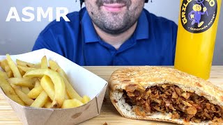 ASMR SANDWICH KEBAB WITH BEEF FRENCH FRIES MUKBANG EATING SOUNDS 먹방 EATING SHOW [upl. by Assiralc]