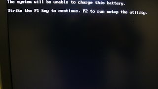 Dell Warning The battery cannot be identified The system will be unable to charge this fix error [upl. by Skelton]