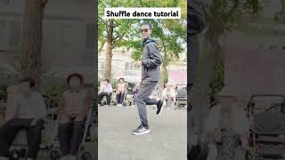 셔플댄스shuffle dance running man heel cross doublebasic shuffledance steps tutorial런닝맨 힐 크로스 더블 [upl. by Ingles]