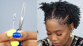 How to Self Retighten Your Locs plus NAPPY LOCS TOOL  Kendra Kenshay [upl. by Nivalc]