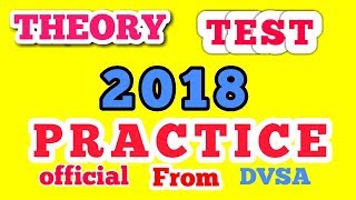 DRIVING THEORY TEST 2018 PRACTICE  THEORY TEST 2018 OFFICIAL DVSA QUESTIONS [upl. by Naval]