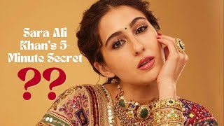 Sara Ali Khans 5Minute Secret to Becoming a Bollywood Superstar [upl. by Cortie]