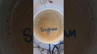 Dedicated to all quotShubhamquot lovers ❤️trending art teaart love artshorts shorts [upl. by Buatti]