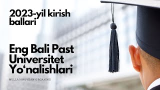 ENG BALI PAST YONALISHLAR 2023  OTM KIRISH BALLARI [upl. by Shama]