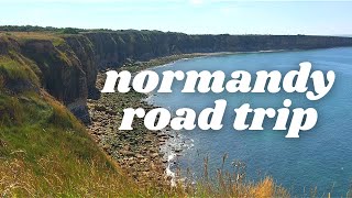 Normandy France vlog 🇫🇷 Road trip through Caen Bayeux the Normandy American cemetery and more [upl. by Aliel]