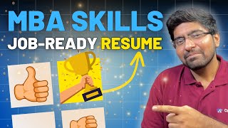 Skills Required Before MBA for a Strong Resume 📝  ATS Ready  Freshers and Work Ex [upl. by Seel216]