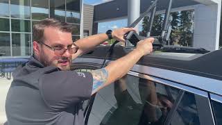 How To Install A Thule Kayak Carrier On A 2022 Subaru Outback [upl. by Lorak]