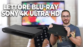 Lettore Blu Ray Sony 4K Ultra HD ultra definizione a casa [upl. by Harberd]