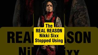 Nikki Sixx Explains Why He Stopped Using motleycrue nikkisixx 80smetal [upl. by Weidar810]