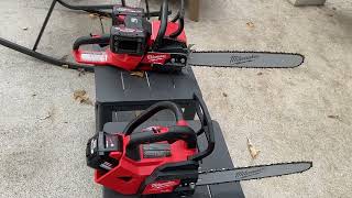 Milwaukee Dual Battery and Top Handle Arborist Chainsaw [upl. by Annim363]