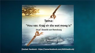 quotHou vas Krag vir die wat moeg isquot [upl. by Assile]