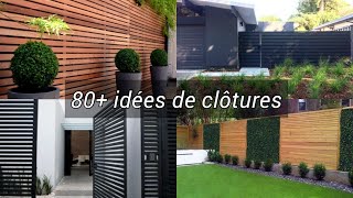 80 idées de clôtures de jardin [upl. by Ruenhcs]