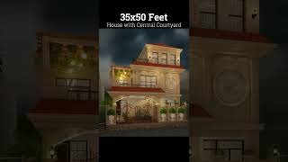 35x50 Feet Classical House Design shorts [upl. by Rory]