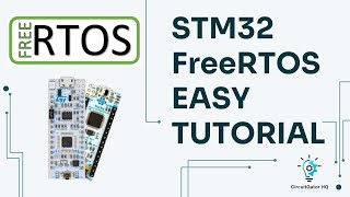 STM32 FreeRTOS How to multitask with CMSISRTOS [upl. by Erbe839]