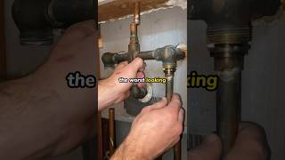 The WORST Soldering Job I’ve Ever Done Shower Valve Install plumber plumbing moen soldering [upl. by Marcela683]