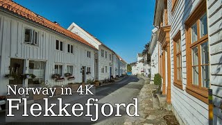 【4K】 Flekkefjord A walk around one of the most amazing towns in Southern Norway [upl. by Adnylem]