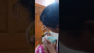 Home made peel of mask  skin product  feeling refreshed clear skin [upl. by Ainoet]