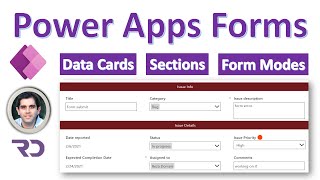 Power Apps Form Control Tutorial  New Edit Form [upl. by Egreog]