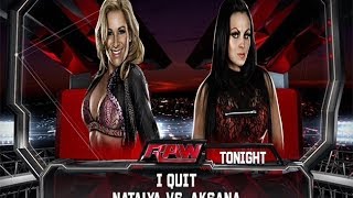 WWE 2K14 Aksana vs Natalya I Quit Match [upl. by Nivrag536]