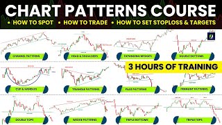 Become a Chart Patterns BEAST  3 Hours of Uninterrupted Chart pattern course for beginners💯😎 [upl. by Allanson367]