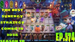 EP 574  ELEMENTALIST AND WRESTLER COMBO GAMEPLAY  BUSS SKILL 3  MLBB MAGIC CHESS  SEASON 18 [upl. by Odawa]