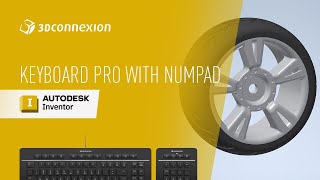 Inventor x 3Dconnexion  Keyboard Pro with Numpad benefits and features [upl. by Lorine194]