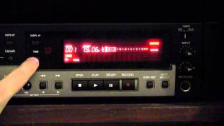 How to operate the Tascam CDRW900SL CD recorder [upl. by Elletsirhc422]