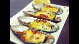 How to Make Oven Baked Cheese Mussels with Bacon [upl. by Tisha215]