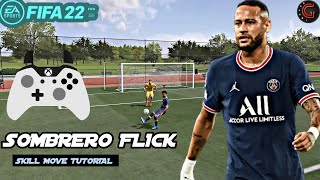 FIFA 22 Sombrero flick skill move tutorial  How to do Sombrero flick in FIFA 22 [upl. by Kalin]