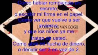 IrreversibleLa Oreja De Van Gogh Con Letra [upl. by Nottarts]