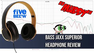 Bass Jaxx Superior Headphones review 🎧 The Five Below quotHiFiquot Experience [upl. by Farver]