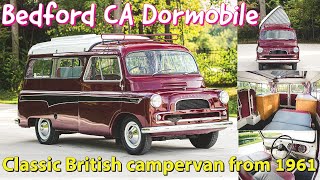 Classic British campervan from 1961 Bedford Dormobile [upl. by Atenik]