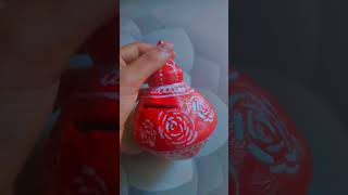 Small piggy bank made with clay Handmade [upl. by Harilda]