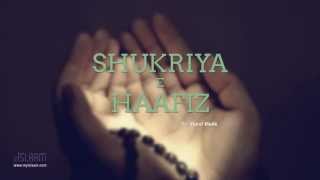 Shukriya e Haafiz Urdu Nasheed by Yusuf Malik  A Thank you to all the Hufaz In the World [upl. by Novj]