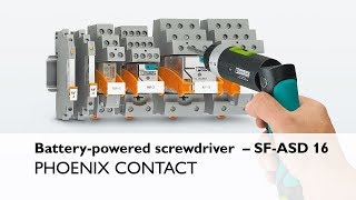 BatteryPowered Screwdriver Product Demonstration – SFASD 16 [upl. by Arrac288]