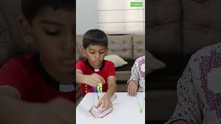 Beading activity for kids with pasta [upl. by Annad769]