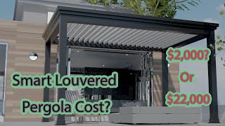 Cost Breakdown Of Smart Louvered Pergolas From Diy To Professional Installation [upl. by Hctud]