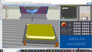 12  ALT PROGRAM İLE PROFİL FREZELEME PROFILE MILLING WITH SUB PROGRAM [upl. by Kylen]