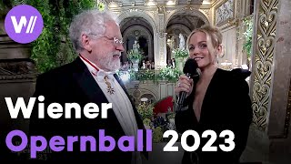 Wiener Opernball 2023  Teil I  Ankunft der Gäste [upl. by Dualc]