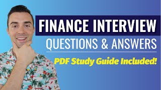 Finance Interview Questions amp Answers  For EntryLevel Roles [upl. by Wende242]