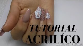 Uñas de acrílico  Gel polish 💅 [upl. by Anemolif884]