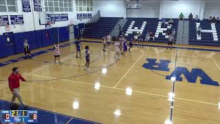 WoodRidge vs Ridgefield Memorial Varsity Womens Basketball [upl. by Gearard]