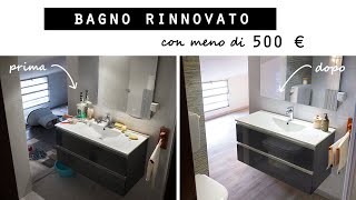 RINNOVARE un PICCOLO BAGNO con MENO DI 500 € [upl. by Drawyah]